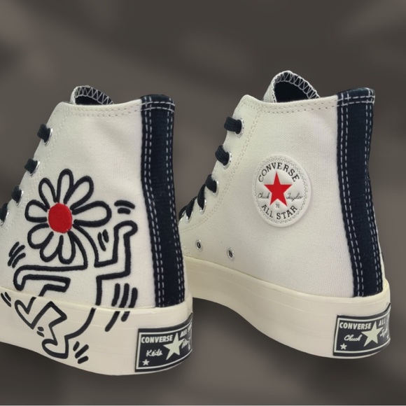 MENS SIZE 3.5 Keith Haring x Converse Chuck Taylor All-Star 70 - Picture 6 of 10